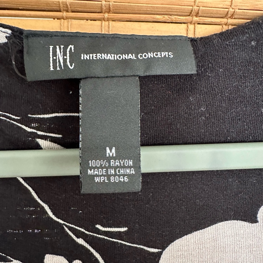 INC tie-wrap blouse